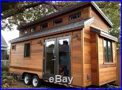 BEAUTIFUL MOBILE 8x24-8 TINY HOUSE HOME SHELL ONLY WITH WINDOWS AND DOOR