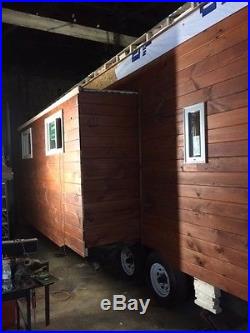 BEAUTIFUL MOBILE 8x24-8 TINY HOUSE HOME SHELL ONLY WITH WINDOWS AND DOOR