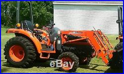 BRAND NEW! - 2011 - DK35SE - KIOTI 4X4 TRACTOR With LOADER - 38 HP