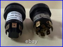 BRAND NEW GENUINE BOSCH HAZARD WARNING SIGNAL SWITCH withWIRING HARNESS ADAPTER