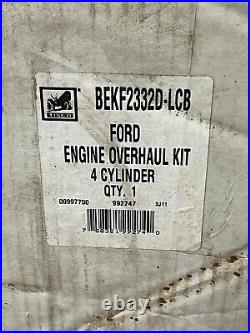 Bekf2332d-lcb Basic Engine Overhaul Kit Ford Tractors 5000 Series 4 Cyl 65-68