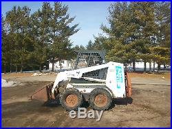 Bobcat 743 B Diesel Skid Loader Skidsteer NO RESERVE wheel tractor deere allis a