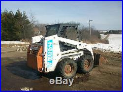 Bobcat 743 B Diesel Skid Loader Skidsteer NO RESERVE wheel tractor deere allis a