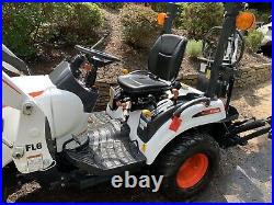 Bobcat Ct1025 Compact Tractor, Fl7 Front End Loader/backhoe 4x4, Hydro, 24.5 HP