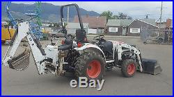 Bobcat Tractor CT225 27 HP with backhoe attachment 4x4