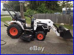 Bobcat ct120 tractor cutting deck and front loader only 20 hours