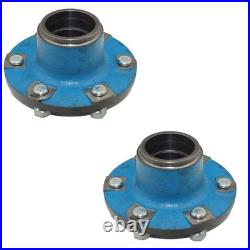C9NN1104E Two Front Hubs withCap Stud Nut For Ford/NH Tractors 600 3055+