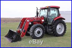 CASE IH 120 MAXXUM (LOW HRS ONLY 497) 4X4, WITH CASE L740 LOADER VERY NICE