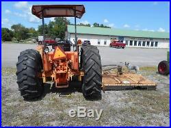 CASE IH 695 Tractor 72hp diesel with tiger side mower