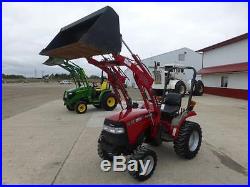Case Ih Dx26 Mfwd Compact Tractor With Loader Hydro Transmission 1026 Hours