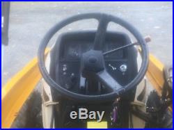 CUB CADET Model 7275 1997 4X4 Compact Tractor withloader, backhoe & mower. Used