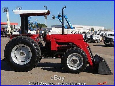 Case 385 4x4 Loader Utility Farm AG Tractor PTO 3-Point Hitch ROPS