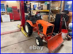 Case 444 Garden Tractor with Plow and Deck