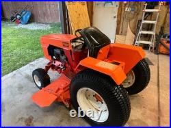 Case 444 Garden Tractor with Plow and Deck