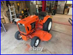 Case 444 Garden Tractor with Plow and Deck