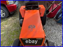 Case 444 Garden Tractor with Plow and Deck