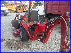 Case DX 18 E 4x4 Tractor with loader, mower, and backhoe