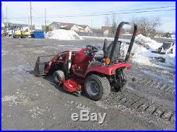 Case International DX25E 4x4 Compact Tractor With Loader & Mower