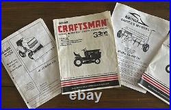 Craftsman Garden Tractor Mower, Trailer, Dozer/Plow, Spreader, Aerator, more