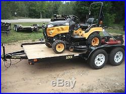 Cub Cadet Yanmar 4x4 Loader Belly Mower Brush Cutter Compact Tractor Package