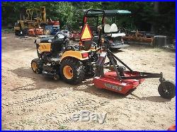 Cub Cadet Yanmar 4x4 Loader Belly Mower Brush Cutter Compact Tractor Package