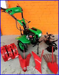 Cultivator Motoblock agro Tractor 900C 7.5HP + wheels and ploughs included New