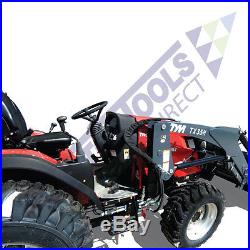 DEMO UNIT-TYM T354 Hydrostatic Tractor with industrial tires and front loader