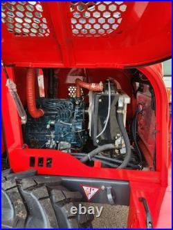 Diesel loader tractor, articulaing loader Kubota Engine, full cab, 25 HP