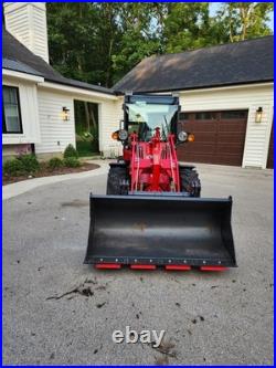 Diesel loader tractor, articulaing loader Kubota Engine, full cab, 25 HP