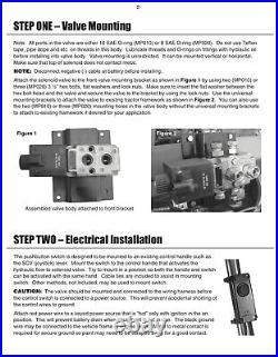 Extra Hydraulic Valve Kit for 3rd Function Grapple Operation Diverter Solenoid Extra Hydraulic Valve Kit for 3rd Function Grapple Operation Diverter Solenoid
