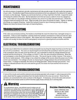 Extra Hydraulic Valve Kit for 3rd Function Grapple Operation Diverter Solenoid Extra Hydraulic Valve Kit for 3rd Function Grapple Operation Diverter Solenoid