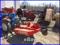 FORD 1100 Compact Tractor with BRUSH HOG MINT CONDITION 150 HRS! 4x4 4WD 3 PT PTO
