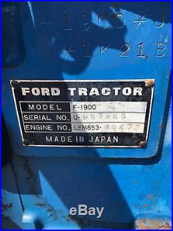 Ford 1900 4x4 Farm Tractor