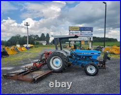 FORD 2910 With Bush Hog SM60 Side Shift Rotary Cutter FORD 2910 With Bush Hog SM60 Side Shift Rotary Cutter