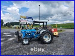 FORD 2910 With Bush Hog SM60 Side Shift Rotary Cutter FORD 2910 With Bush Hog SM60 Side Shift Rotary Cutter