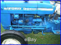 Ford 3000 2 Wheel Drive Diesel P / S Tractor