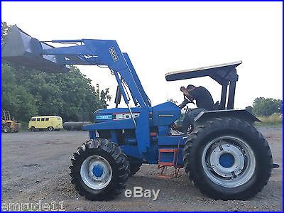 FORD 7610 TRACTOR 4X4 W/ LOADER THREE POINT HITCH 8 SETS AUXILLARY HYDRAULICS