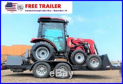 FREE TRAILER! New 2020 TYM Tractors T39HCX 40HP 4x4 Tractor Loader with Box Blade