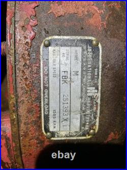 Farm all H&M Row Crop Tractor International Harvester