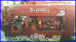 Farmall tractor international super MTA restored