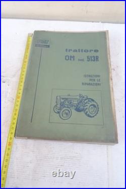 Fiat OM 513 R tractor repair instructions 1963