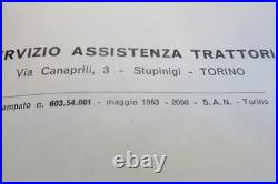 Fiat OM 513 R tractor repair instructions 1963
