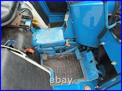 Ford 1220 4x4 Hydrastatic Tractor, Cab, Snowplow, Remote, 3 Pt Hitch, Mower