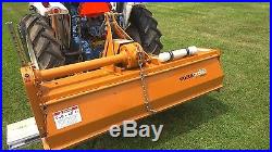 Ford 1510 4wd Tractor with 255 hrs, 770B Loader, 5 ft Tiller, Post Hole Digger