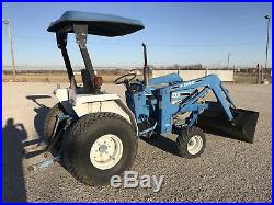 Ford 1720 Diesel Tractor with 7108 Front End Loader, Sun Shade, Suspension Seat