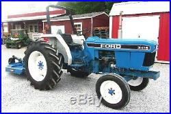 Ford 3415 Tractor with New TRI 5 ft. Brush Hog -Shipping $1.85 Loaded Mile