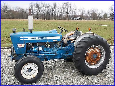 Ford 4600 SU Tractor Diesel 1852 HRS Selling with no reserve