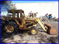 Ford 545A Loader Tractor FOUR WHEEL DRIVE! RUNS GOOD 3PT Hyd. 545 Utility