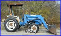 Ford Tractor 1710 with Loader. 4wd, 26 hp, 12 Speed, Roof and Windscreen! 1803 Hours