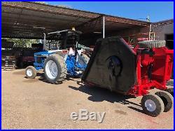 Ford Tractor 5640 PowerStar 40 Series with Bush hog batwing mower Low Hours 3017